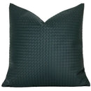 GobekUsa Geometric Faux Leather Throw Pillow Cover - Modern Luxury Pillowcase