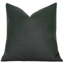 GobekUsa Geometric Faux Leather Throw Pillow Cover - Modern Luxury Pillowcase
