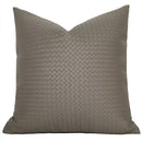 GobekUsa Geometric Faux Leather Throw Pillow Cover - Modern Luxury Pillowcase
