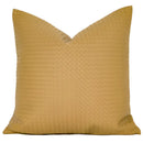 GobekUsa Geometric Faux Leather Throw Pillow Cover - Modern Luxury Pillowcase