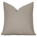 GobekUsa Geometric Faux Leather Throw Pillow Cover - Modern Luxury Pillowcase