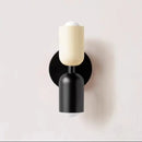 Modern olive green & terracotta cream double head wall lamps bedroom by Decorbites