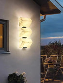 GobekUsa Geometric LED Outdoor Wall Sconce Cube Light for Corridor Backyard