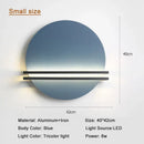GobekUsa Circular Wall Lamp: Nordic Designer LED Light for Bedroom and Living Room