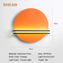 GobekUsa Circular Wall Lamp: Nordic Designer LED Light for Bedroom and Living Room