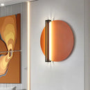 GobekUsa Circular Wall Lamp: Nordic Designer LED Light for Bedroom and Living Room