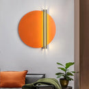 GobekUsa Circular Wall Lamp: Nordic Designer LED Light for Bedroom and Living Room