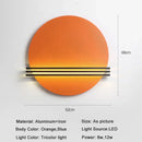 GobekUsa Circular Wall Lamp: Nordic Designer LED Light for Bedroom and Living Room