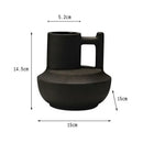 GobekUsa Geometric Ceramic Vase Set for Modern Floral Arrangements