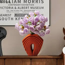 GobekUsa Geometric Ceramic Vase Set for Modern Floral Arrangements
