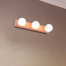 GobekUsa Macaron Style Metallic Vanity Light Fixture - Pink/Yellow - 3/4 Lights for Bedroom Wall Lighting