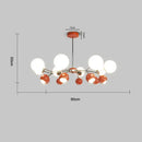 GobekUsa Cream Living Room Pendant Lamp Magic Bean Restaurant Medieval Bedroom Light