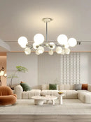GobekUsa Cream Living Room Pendant Lamp Magic Bean Restaurant Medieval Bedroom Light
