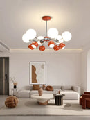 GobekUsa Cream Living Room Pendant Lamp Magic Bean Restaurant Medieval Bedroom Light