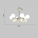 GobekUsa Cream Living Room Pendant Lamp Magic Bean Restaurant Medieval Bedroom Light