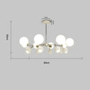 GobekUsa Cream Living Room Pendant Lamp Magic Bean Restaurant Medieval Bedroom Light