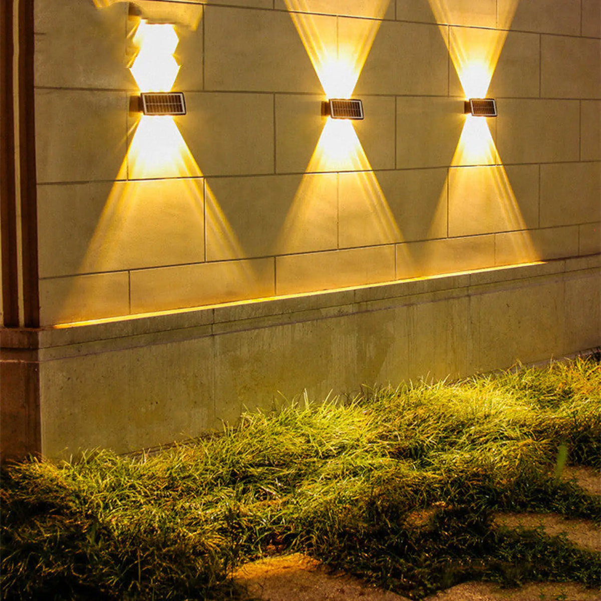 Modern Outdoor Solar Wall Lights with Waterproof Design, photo 5 of 11