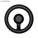 GobekUsa Modern LED Wall Sconce with Black/White Aluminum Shade for Bedroom