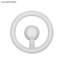 GobekUsa Modern LED Wall Sconce with Black/White Aluminum Shade for Bedroom