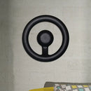 GobekUsa Modern LED Wall Sconce with Black/White Aluminum Shade for Bedroom