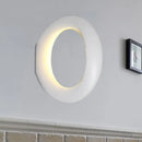 GobekUsa Modern LED Wall Sconce with Black/White Aluminum Shade for Bedroom