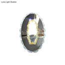 GobekUsa LED Crystal Wall Sconce for Modern Bedrooms - Circular Design in Chrome with Warm/White Light