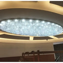 GobekUsa Crystal Dining Room Ceiling Light Modern LED K9 Crystals Gold / Chrome