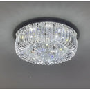 GobekUsa Crystal Dining Room Ceiling Light Modern LED K9 Crystals Gold / Chrome
