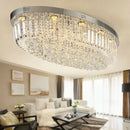 GobekUsa Crystal Dining Room Ceiling Light Modern LED K9 Crystals Gold / Chrome