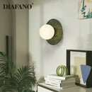 GobekUsa Green Marble LED Wall Lamp for Luxury Living Room Decor