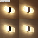 GobekUsa Modern LED Wall Sconce in Oval/Rectangular/Convex Shape - 8"/10.5" Wide - Warm/White/Natural Light