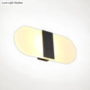 GobekUsa Modern LED Wall Sconce in Oval/Rectangular/Convex Shape - 8"/10.5" Wide - Warm/White/Natural Light