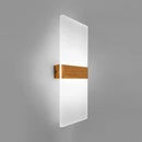 GobekUsa Modern LED Wall Sconce in Oval/Rectangular/Convex Shape - 8"/10.5" Wide - Warm/White/Natural Light