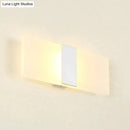 GobekUsa Modern LED Wall Sconce in Oval/Rectangular/Convex Shape - 8"/10.5" Wide - Warm/White/Natural Light