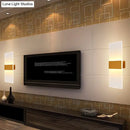 GobekUsa Modern LED Wall Sconce in Oval/Rectangular/Convex Shape - 8"/10.5" Wide - Warm/White/Natural Light