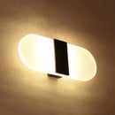 GobekUsa Modern LED Wall Sconce in Oval/Rectangular/Convex Shape - 8"/10.5" Wide - Warm/White/Natural Light