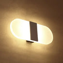GobekUsa Modern LED Wall Sconce in Oval/Rectangular/Convex Shape - 8"/10.5" Wide - Warm/White/Natural Light