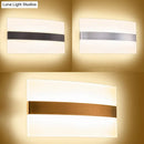 GobekUsa Modern LED Wall Sconce in Oval/Rectangular/Convex Shape - 8"/10.5" Wide - Warm/White/Natural Light