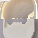 GobekUsa Modern Oval Wall Sconce with LED Lighting for Your Bedroom