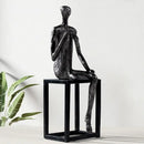 GobekUsa Abstract Thinkers Sculpture: Decorative Figurines for Home Furnishings