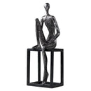 GobekUsa Abstract Thinkers Sculpture: Decorative Figurines for Home Furnishings