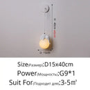 GobekUsa Bear Bedroom Wall Lamp: Modern Chandelier for Home Decor and Indoor Lighting