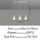 GobekUsa Bear Bedroom Wall Lamp: Modern Chandelier for Home Decor and Indoor Lighting