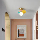 GobekUsa Kids' Room Glass Ball Chandelier, Modern LED Ceiling Light Fixture