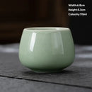 Modern pastel ceramic kungfu tea cup set dining room drinkware by Decorbites