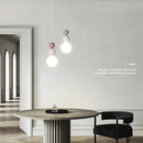 GobekUsa Cream Nordic LED Pendant Light: Modern Hanging Lamp for Stylish Indoor Room Decor