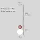 GobekUsa Cream Nordic LED Pendant Light: Modern Hanging Lamp for Stylish Indoor Room Decor