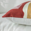 Modern pastel geometric cushion cover living room embroidered pillow case by Decorbites