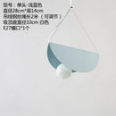 GobekUsa Geometric Iron Pendant Light for Dining Room Bedroom Children's Room