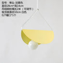 GobekUsa Geometric Iron Pendant Light for Dining Room Bedroom Children's Room